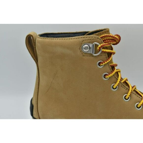 Sorel Mens Size 10.5 Caribou Six‎ Waterproof Leather Tan Buff Rain Winter Boots main image 4